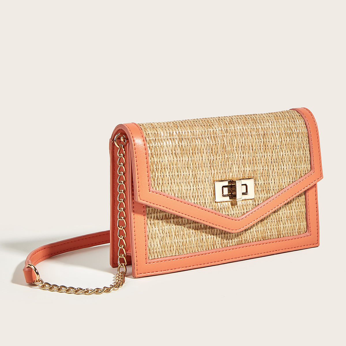 Women’s Envelope Woven Flap Crossbody Bags image 2