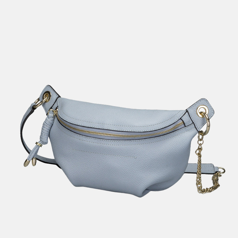 Women’s Chains Genuine Leather Fanny Packs Waist Bags image 2