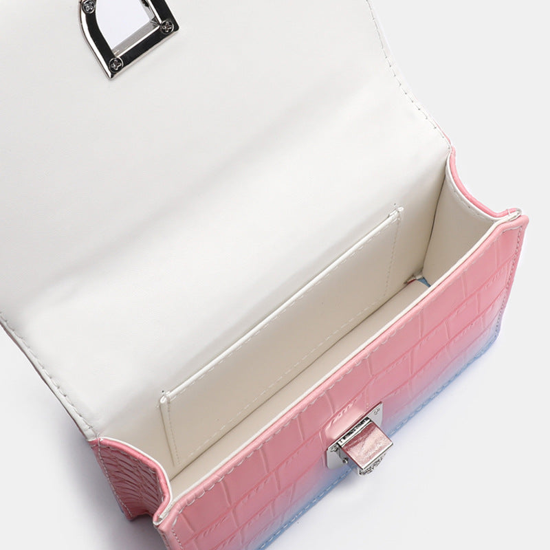 Women’s Croc Print Crossbody Bags in Vegan Leather image 6