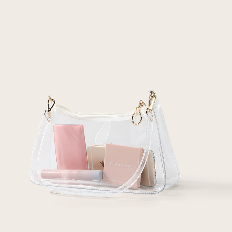 Women’s Clear PVC Baguette Bags image 6