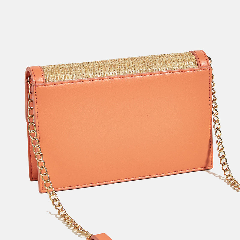 Women’s Envelope Woven Flap Crossbody Bags image 4