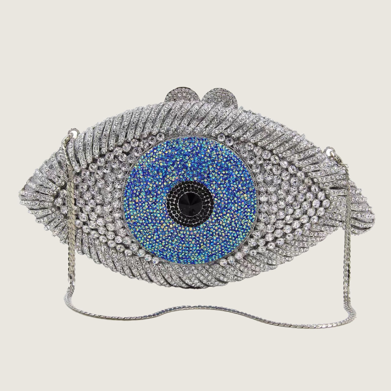 Women’s EYE SEE U Rhinestone Evening Clutch bags Handmade image 3