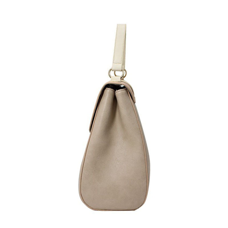 Women’s Flap handbags in Natural Color Vegan Leather image 3