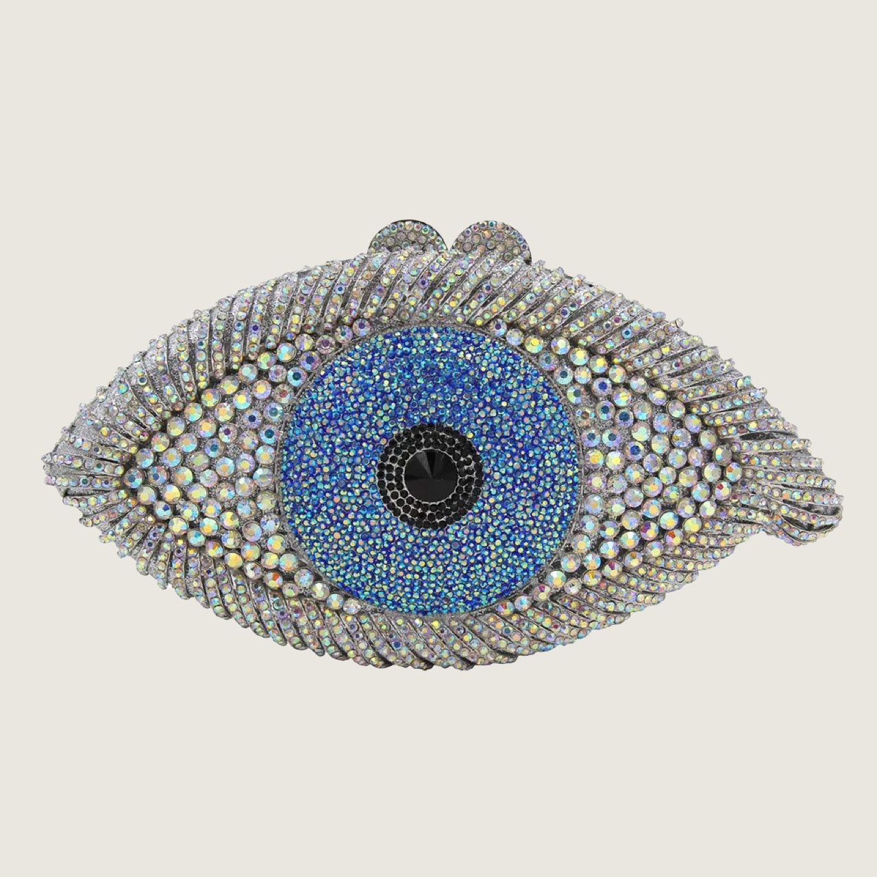 Women’s EYE SEE U Rhinestone Evening Clutch bags Handmade image 4