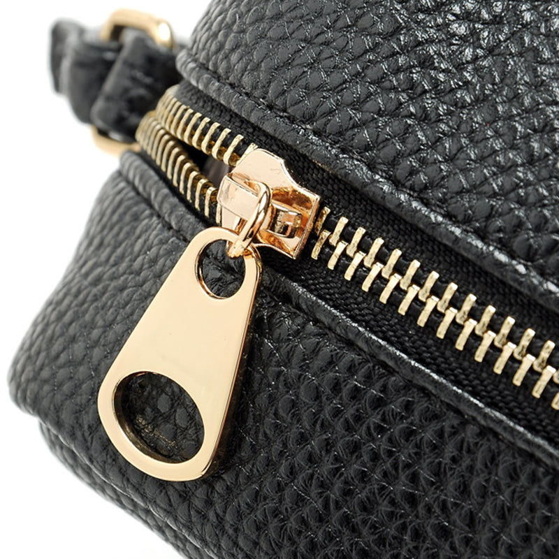 Women’s Black Crossbody Bags in Vegan Leather image 4