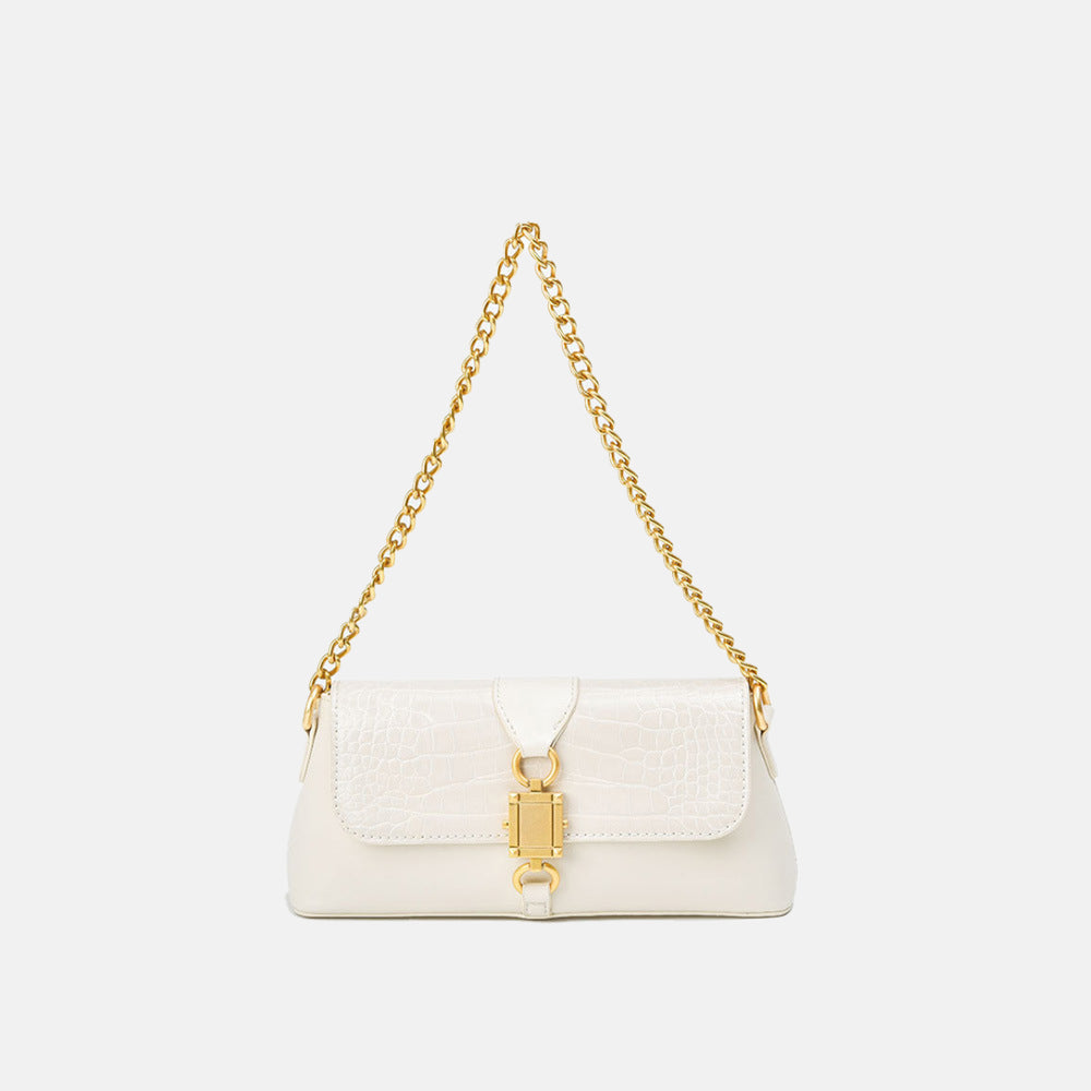 Women’s Chains Flap Baguette Bags Shoulder Bags image 5