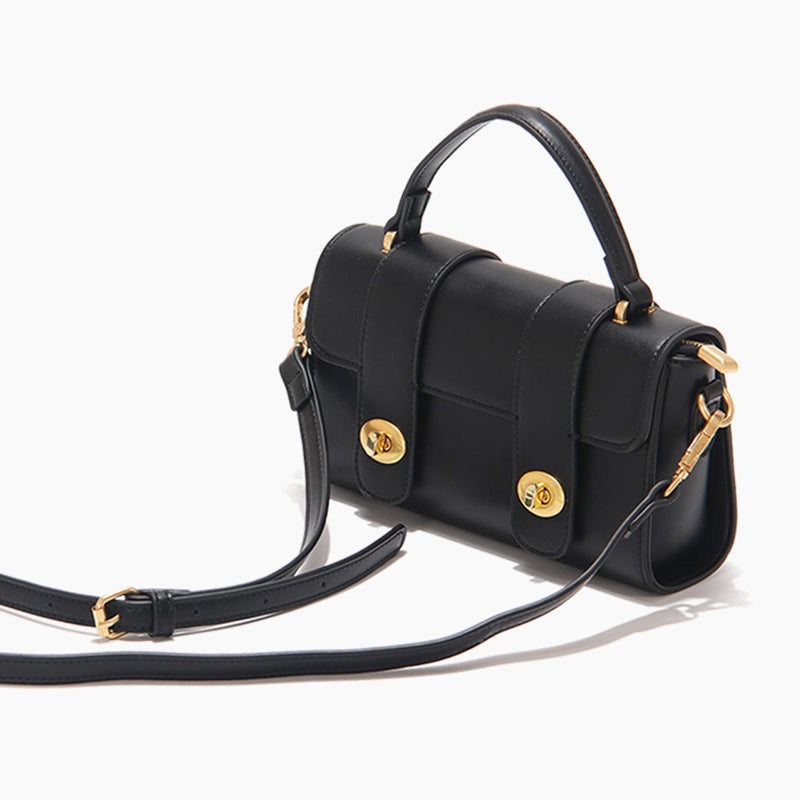 Women’s Black Crossbody Handbags in Vegan Leather image 4