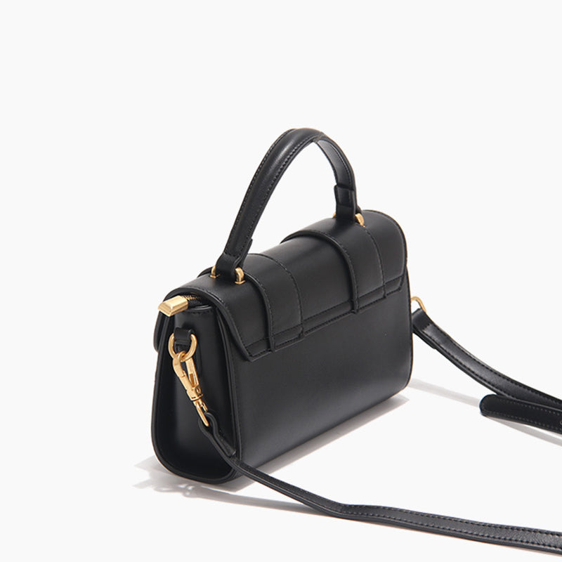 Women’s Black Crossbody Handbags in Vegan Leather image 5