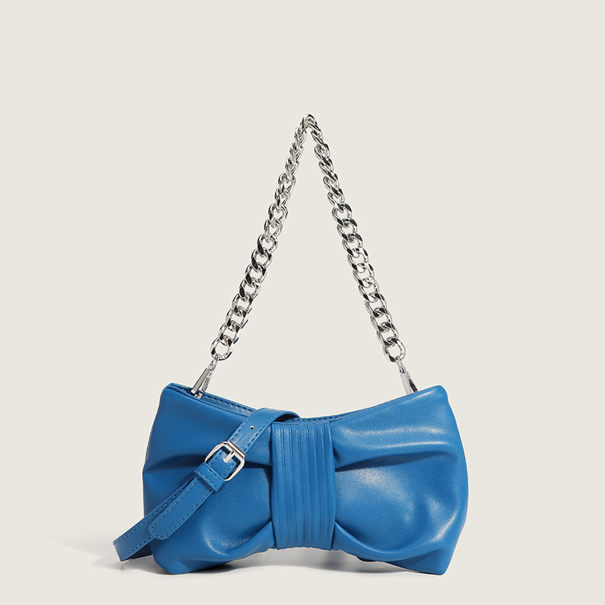 Women’s Chains Large Bowknot Baguette Bags image 6