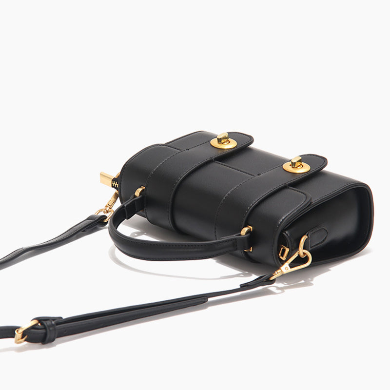 Women’s Black Crossbody Handbags in Vegan Leather image 6