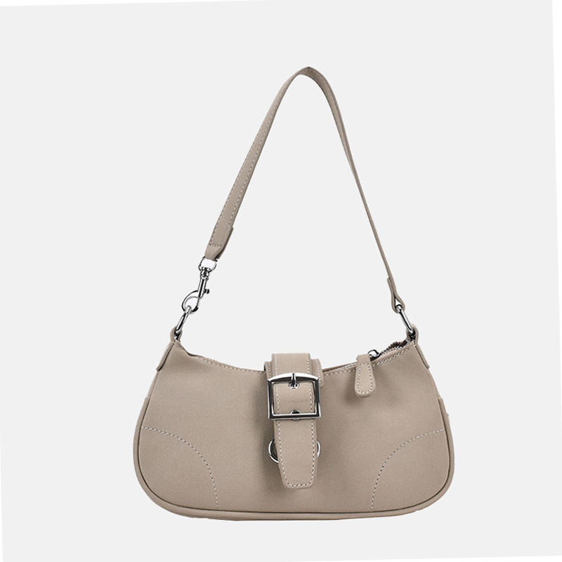 Women’s Buckle Baguette Bags in Vegan Leather image 7