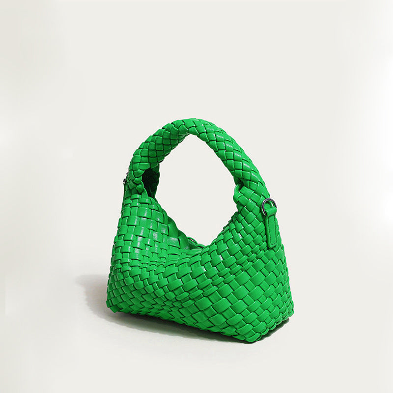 Women’s Braided Top Handle Clutch Bags with Shoulder Straps image 6