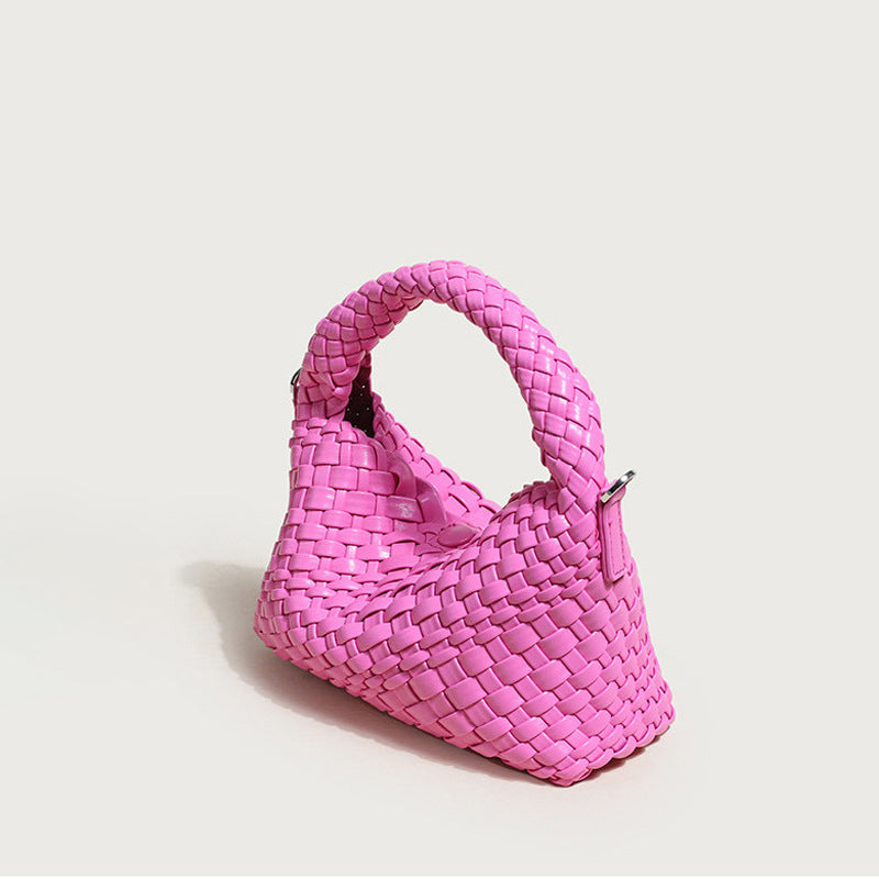 Women’s Braided Top Handle Clutch Bags with Shoulder Straps image 10