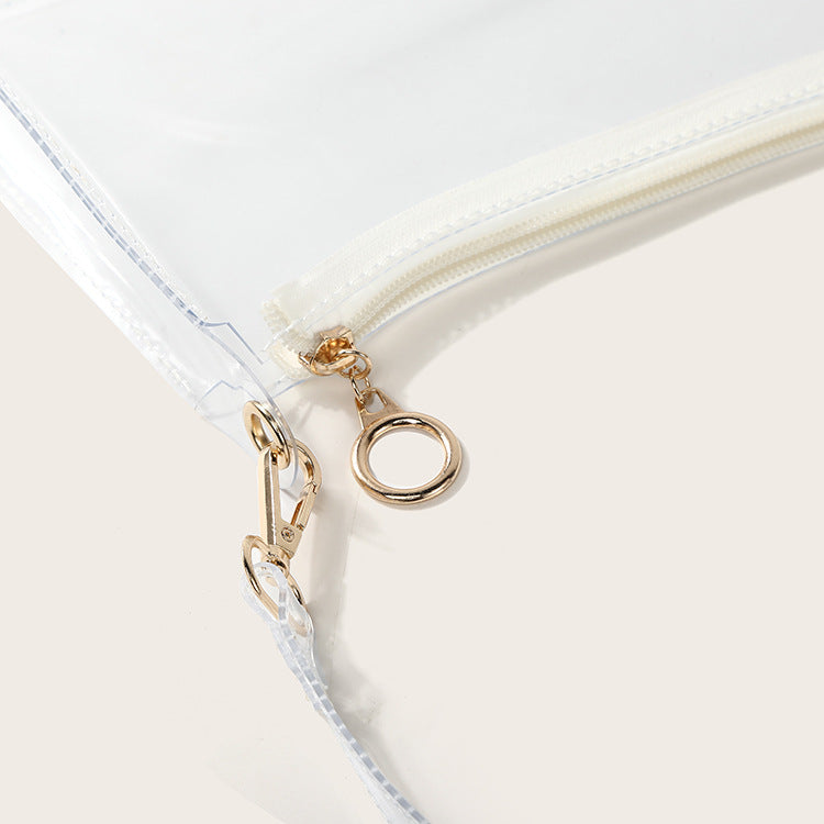 Women’s Clear PVC Baguette Bags image 4