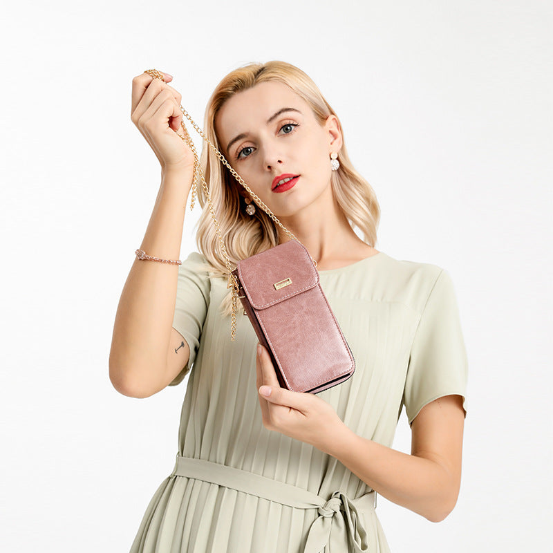 Women’s Crossbody Wallet in Vegan Leather image 6