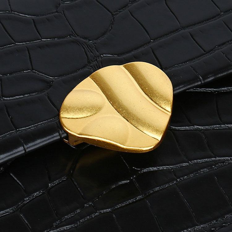 Women’s Croc Print Handbags with Vrossbody Strap in Vegan Leather image 7