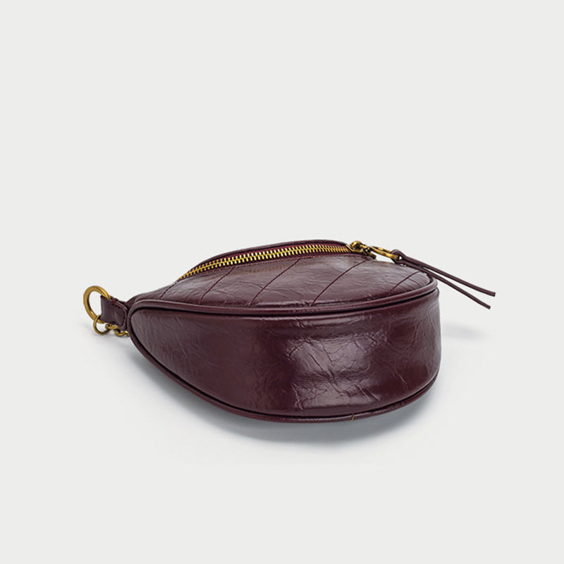 Women’s Chains Wrinkled Vegan Fanny Packs Crossbody Waist Packs image 7