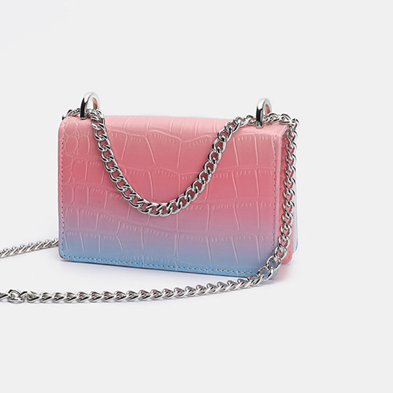 Women’s Croc Print Crossbody Bags in Vegan Leather image 4