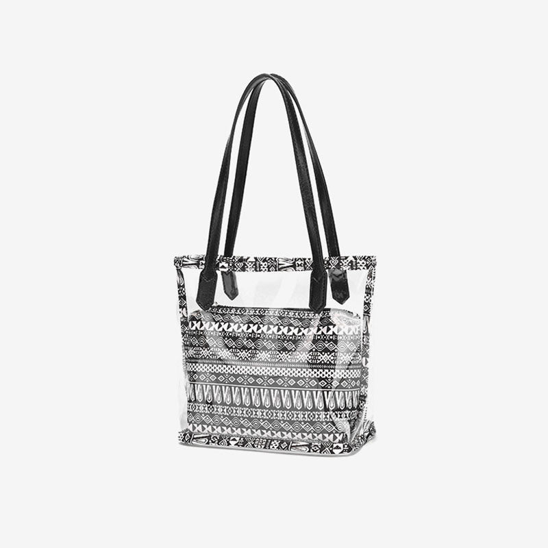 Women’s Clear PVC Small Tote Bags image 2