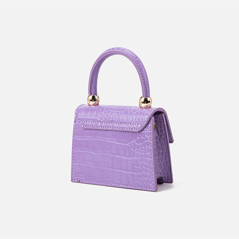 Women’s Croc Print Mini Crossbody Handbags image 2