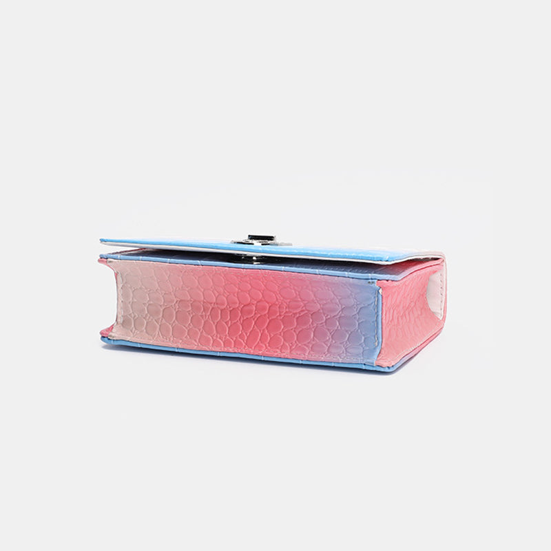 Women’s Croc Print Crossbody Bags in Vegan Leather image 5