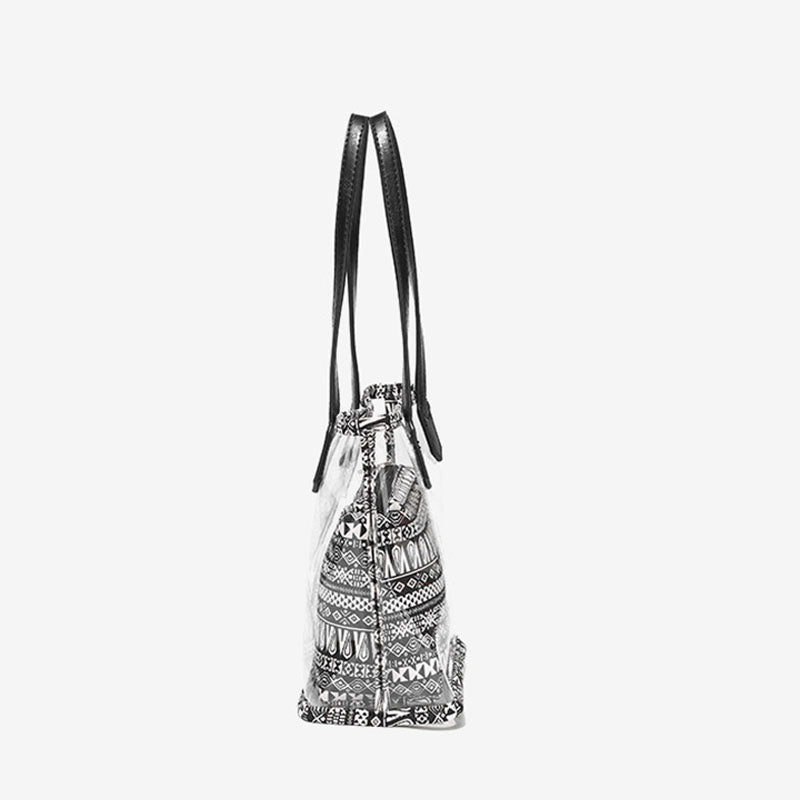 Women’s Clear PVC Small Tote Bags image 3