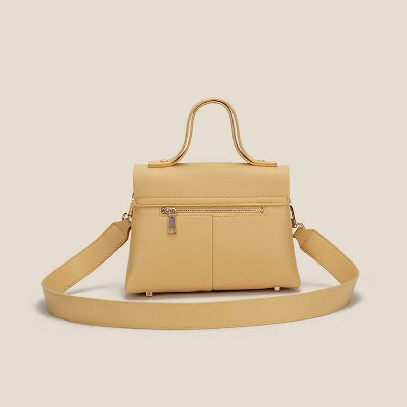 Women’s Flap Hand Bags in Vegan Leather with Shoulder Strap image 3