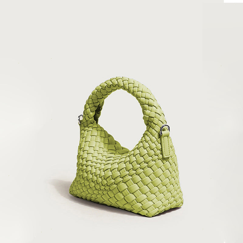 Women’s Braided Top Handle Clutch Bags with Shoulder Straps image 13