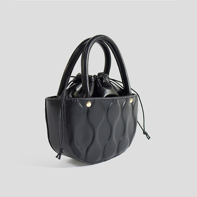 Women’s Dumpling Mini handbag with Draw String Bag image 6