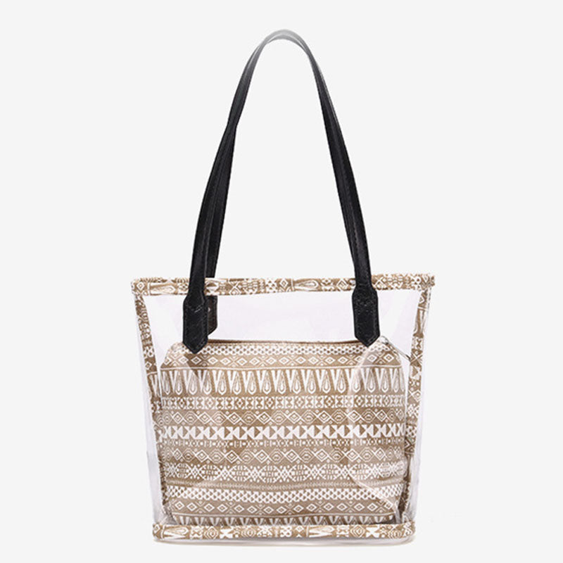 Women’s Clear PVC Small Tote Bags image 6