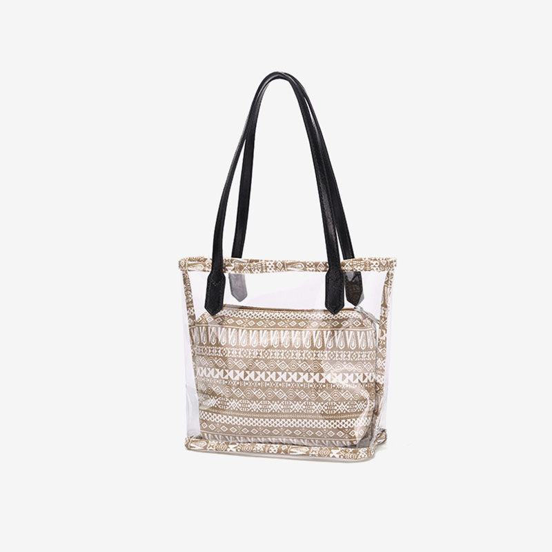 Women’s Clear PVC Small Tote Bags image 7