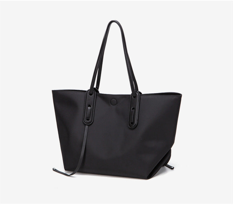 Women’s Black Water Proof Oxford Cloth Large Tote Bags image 2