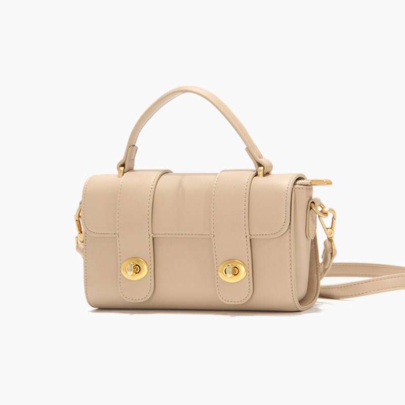 Women’s Apricot Crossbody Handbags in Vegan Leather image 2