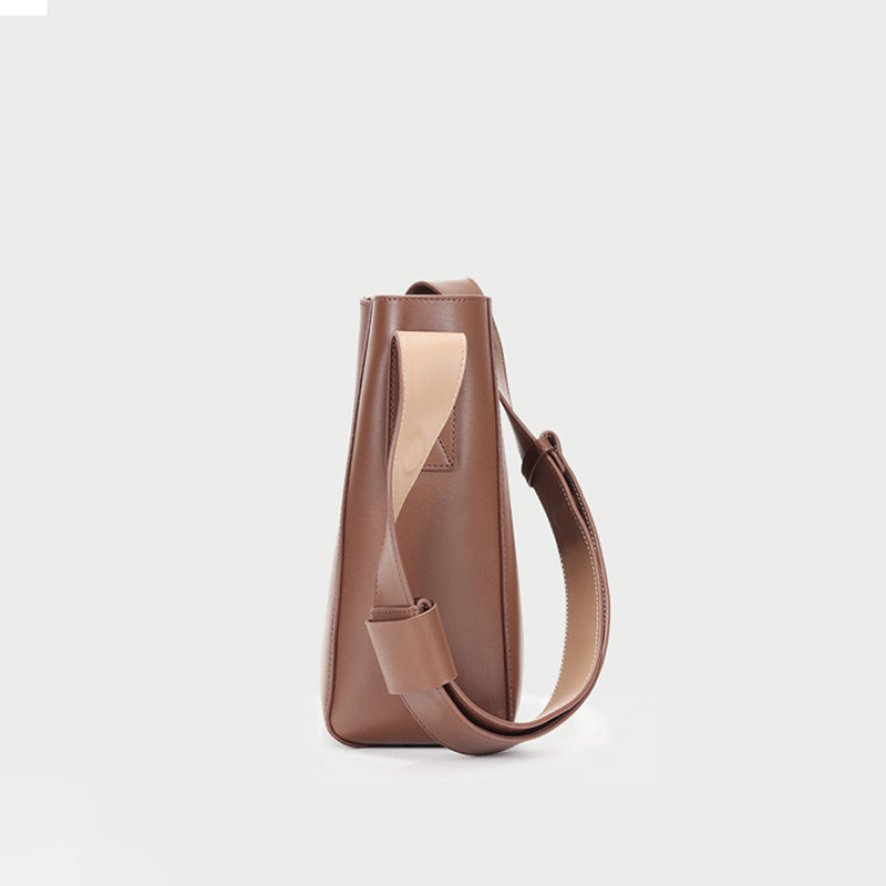 Women’s Brown Genuine Leather Tote Bags image 2