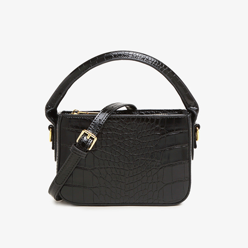 Women’s Croc Print Mini Handbags in Vegan Leather image 7