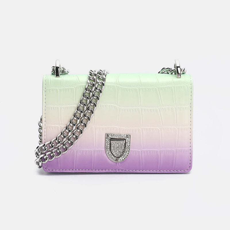 Women’s Croc Print Crossbody Bags in Vegan Leather image 7