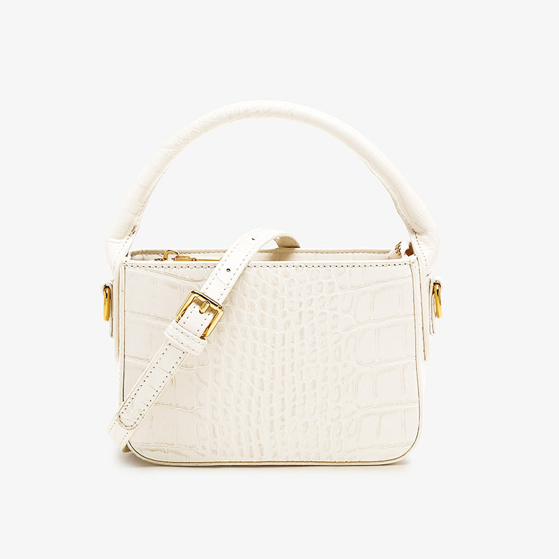 Women’s Croc Print Mini Handbags in Vegan Leather image 8