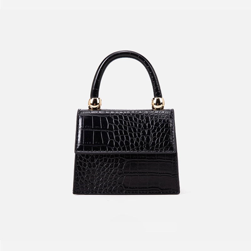 Women’s Croc Print Mini Crossbody Handbags image 10