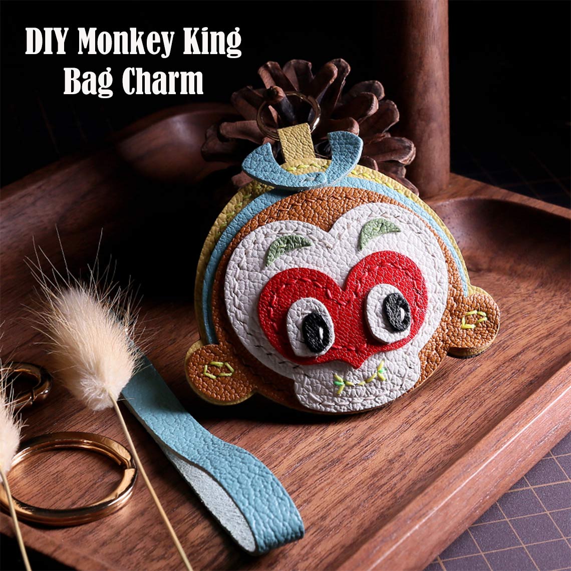 Sun Wukong the Monkey Keychain Making Kit | Wirkin