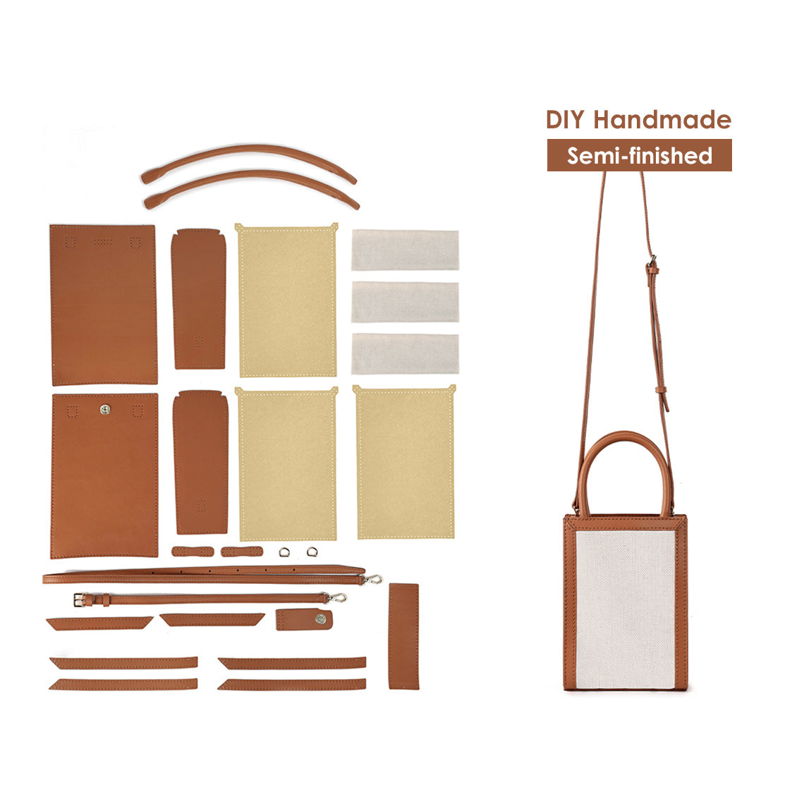 Luxury Dustbags Recycle Leather Bag Kits | How to Make a Tote Bag from Old Cloth - Wirkin™
