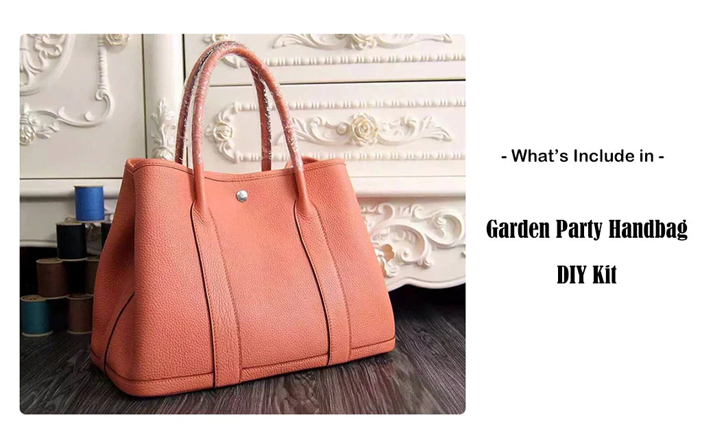 What's Included in the New Garden Party Handbag Leather Kit? Let's Explore!
