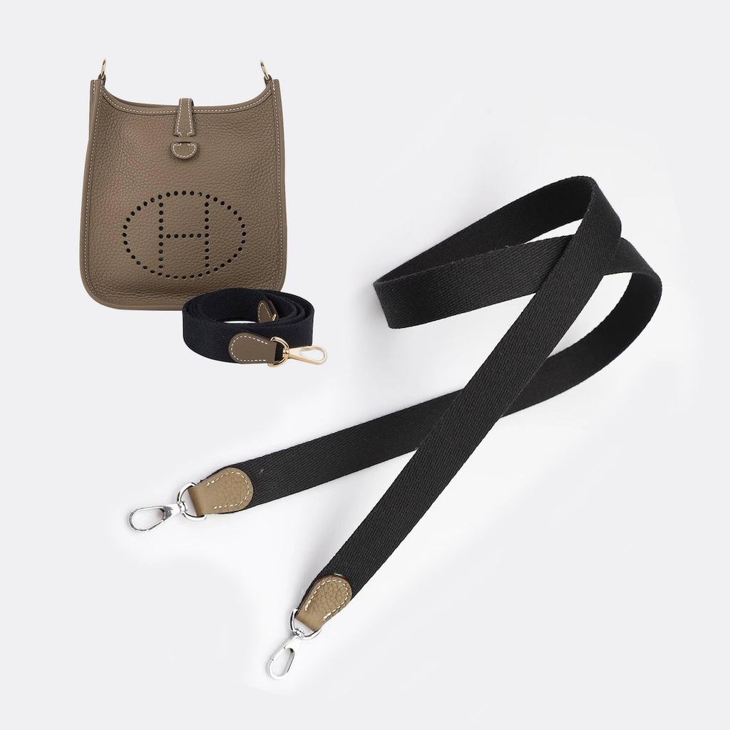 Canvas Bag Strap 25mm: Fits Evelyne TPM, Picotin, Mini Kelly II