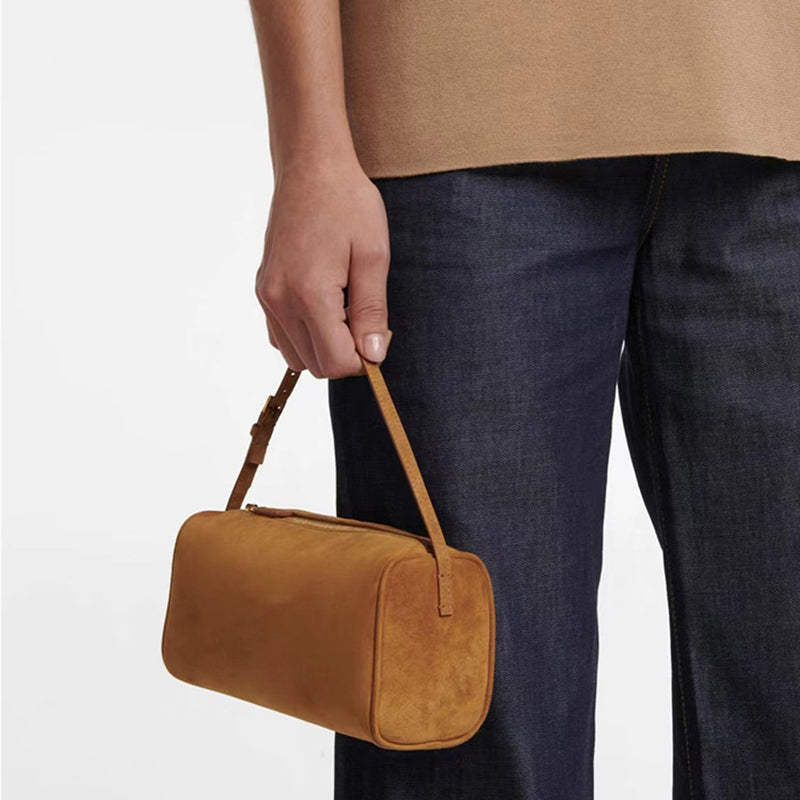 Women’s Suede Genuine Leather Mini Cuboid Bags image 2