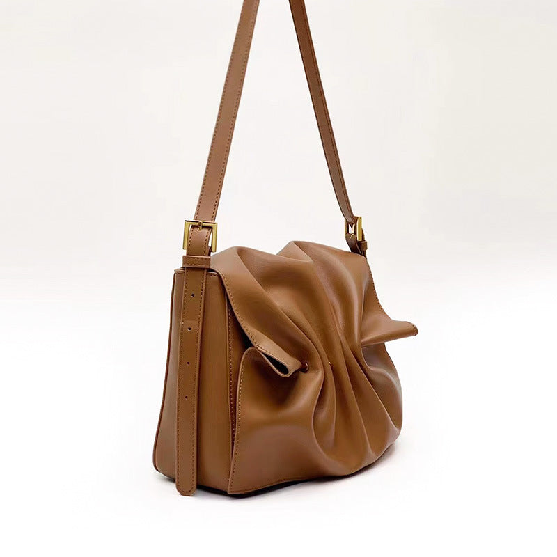 Women’s Slouchy Genuine Leather Shoulder Bags image 2