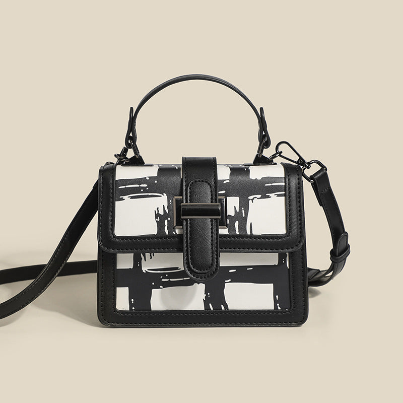Women’s Printed Top Handle Satchel Shoulder Bags image