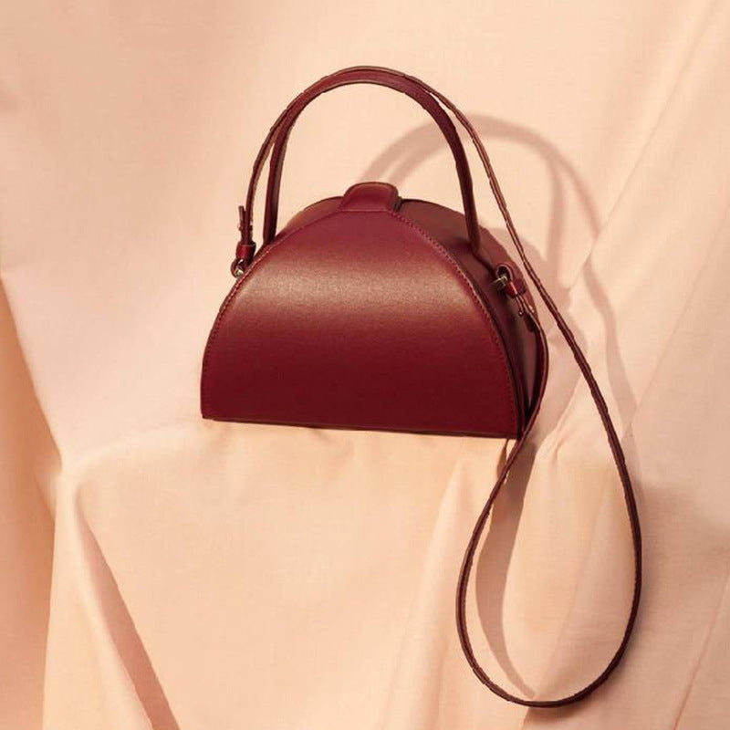 Women’s Semicircle Handbags with Shoulder Strap image 3