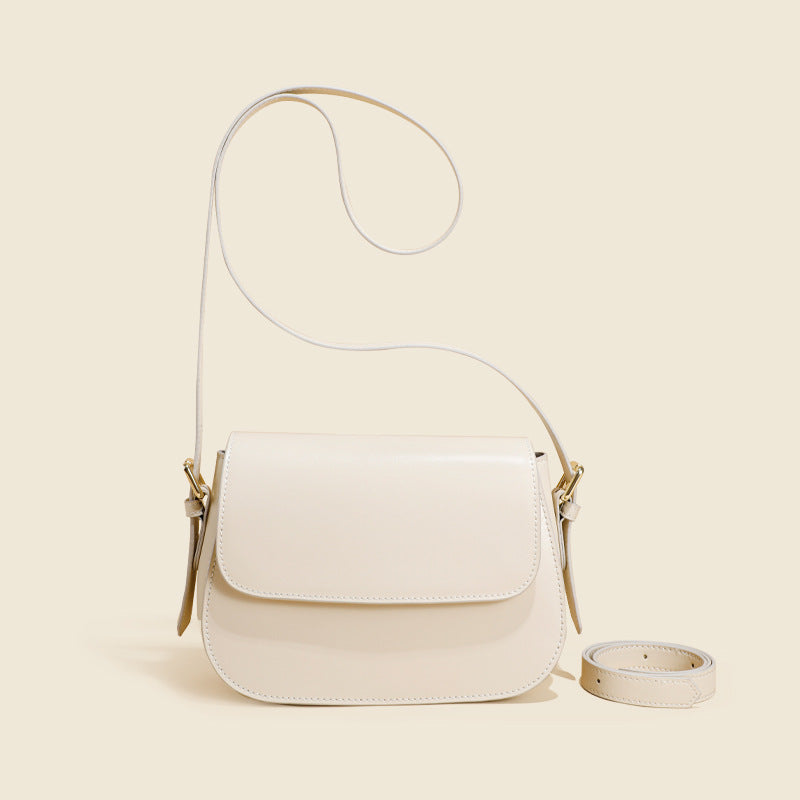 Women’s Minimal Genuine Leather Flap Shoulder Messenger Bags image 2