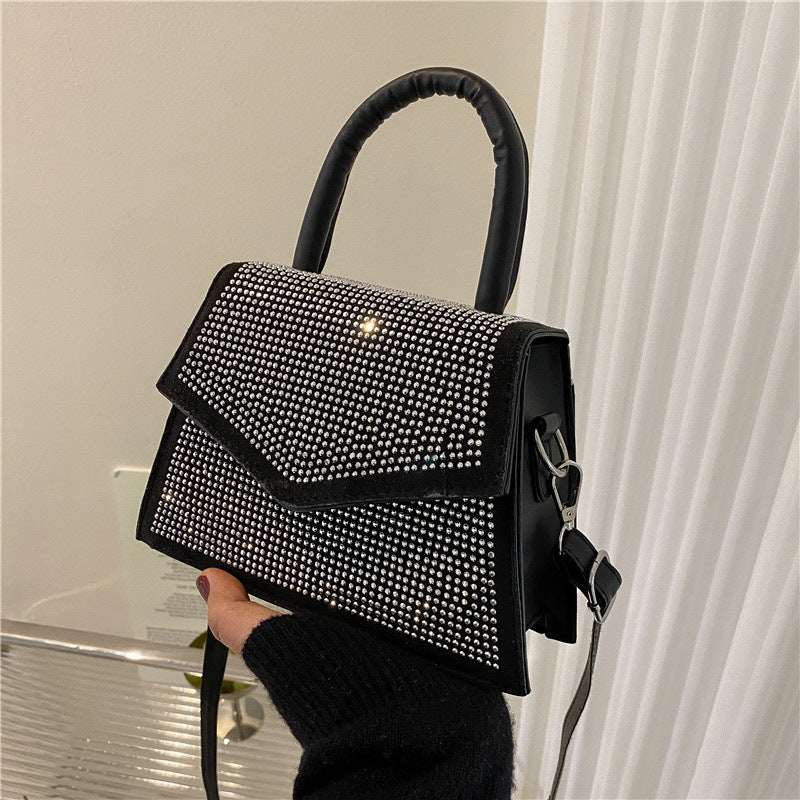 Women’s Rhinestones Flap Mini Top Handle Evening Bags image 3