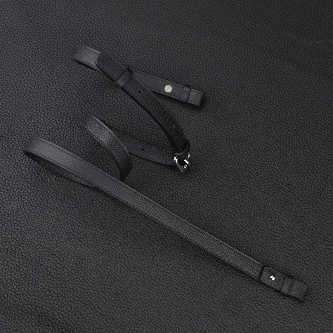 Hermès Style Epsom Leather Adjustable Bandoulière (15mm Ultra-Slim): Compatible Crossbody Strap for Mini Bags & Pochette