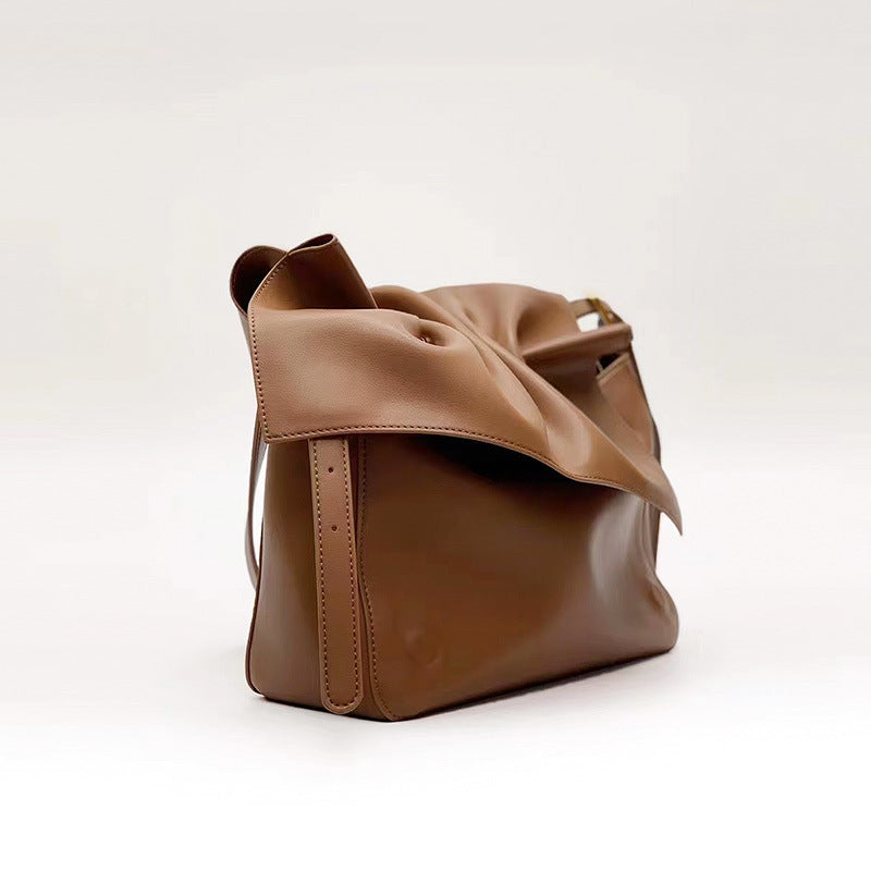 Women’s Slouchy Genuine Leather Shoulder Bags image 4